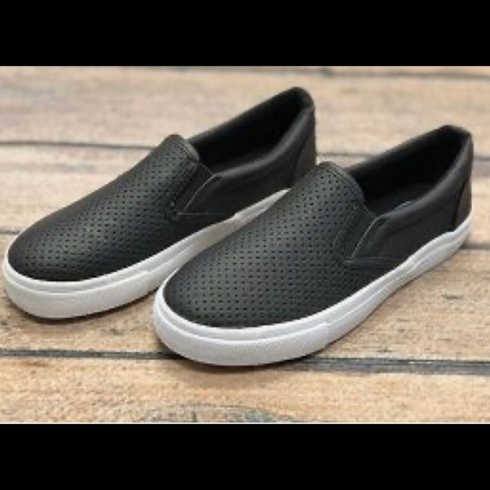 New in box Black Slip On Shoes